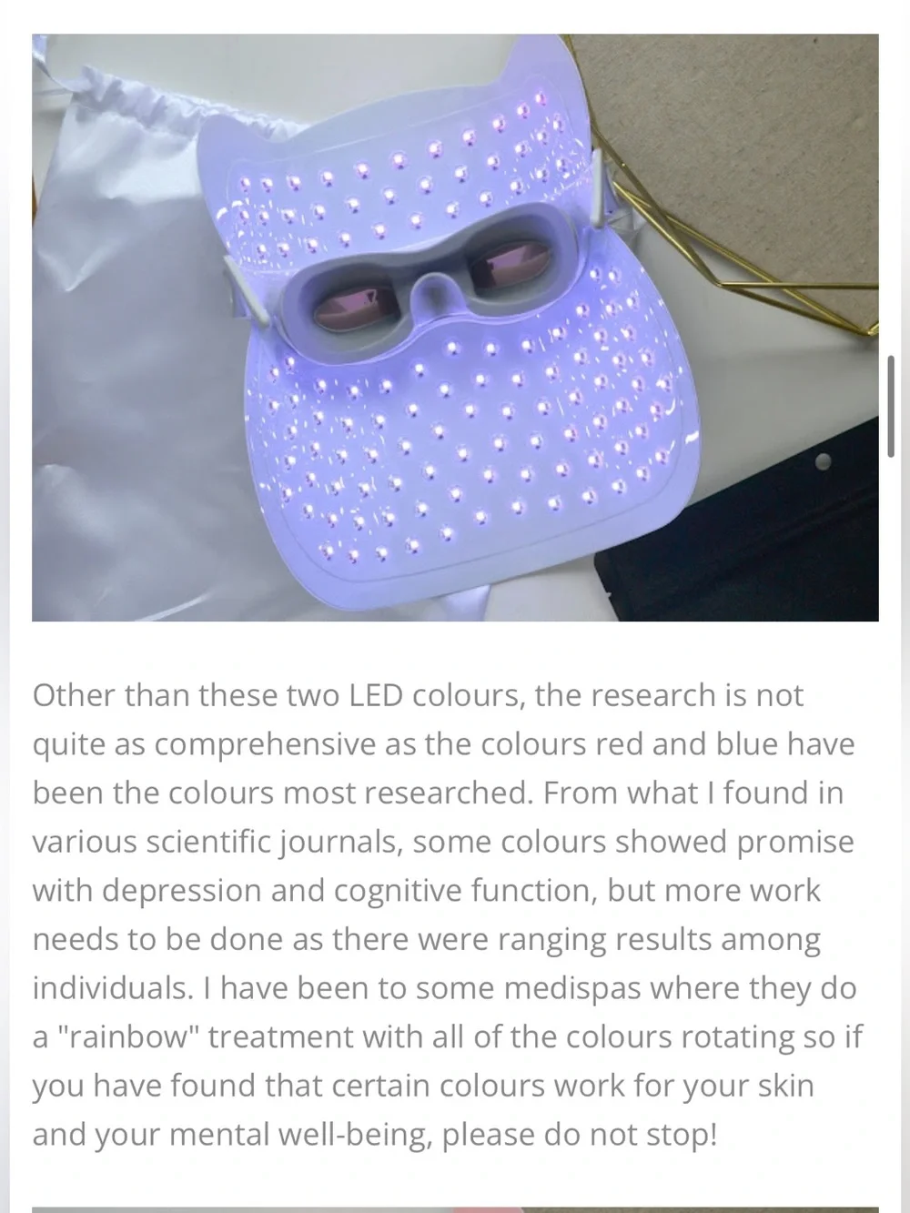 ✨🔥 Dermabeam Pro RED Light Therapy LED Mask - with Eye protection, CORDLESS